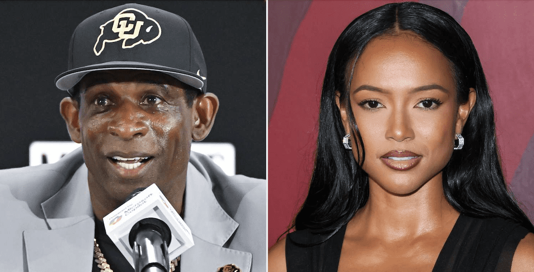 Deion Sanders, Karrueche Tran Deion Sanders, Karrueche Tran
