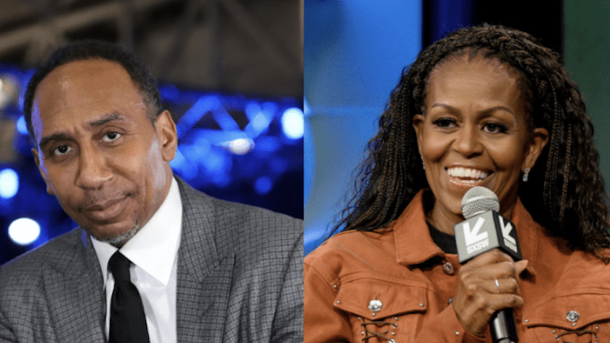 Stephen A. Smith, Michelle Obama Stephen A. Smith, Michelle Obama