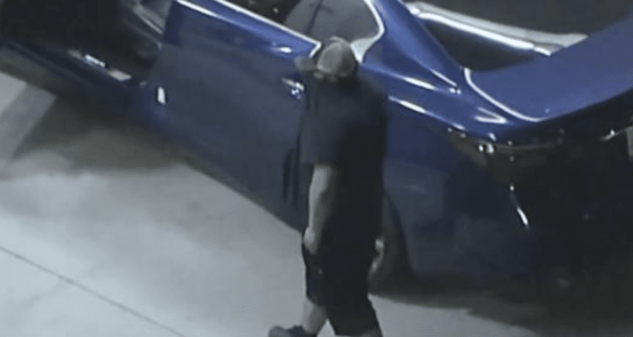 Man Putting Gas In Car